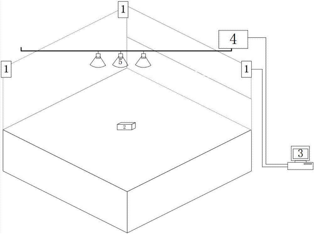 Stage light positioning tracking system based on UWB