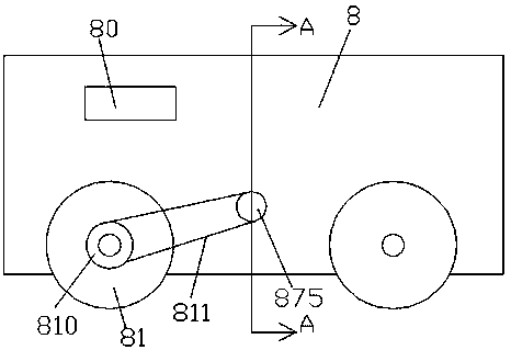 A device for testing the service life of a computer keyboard