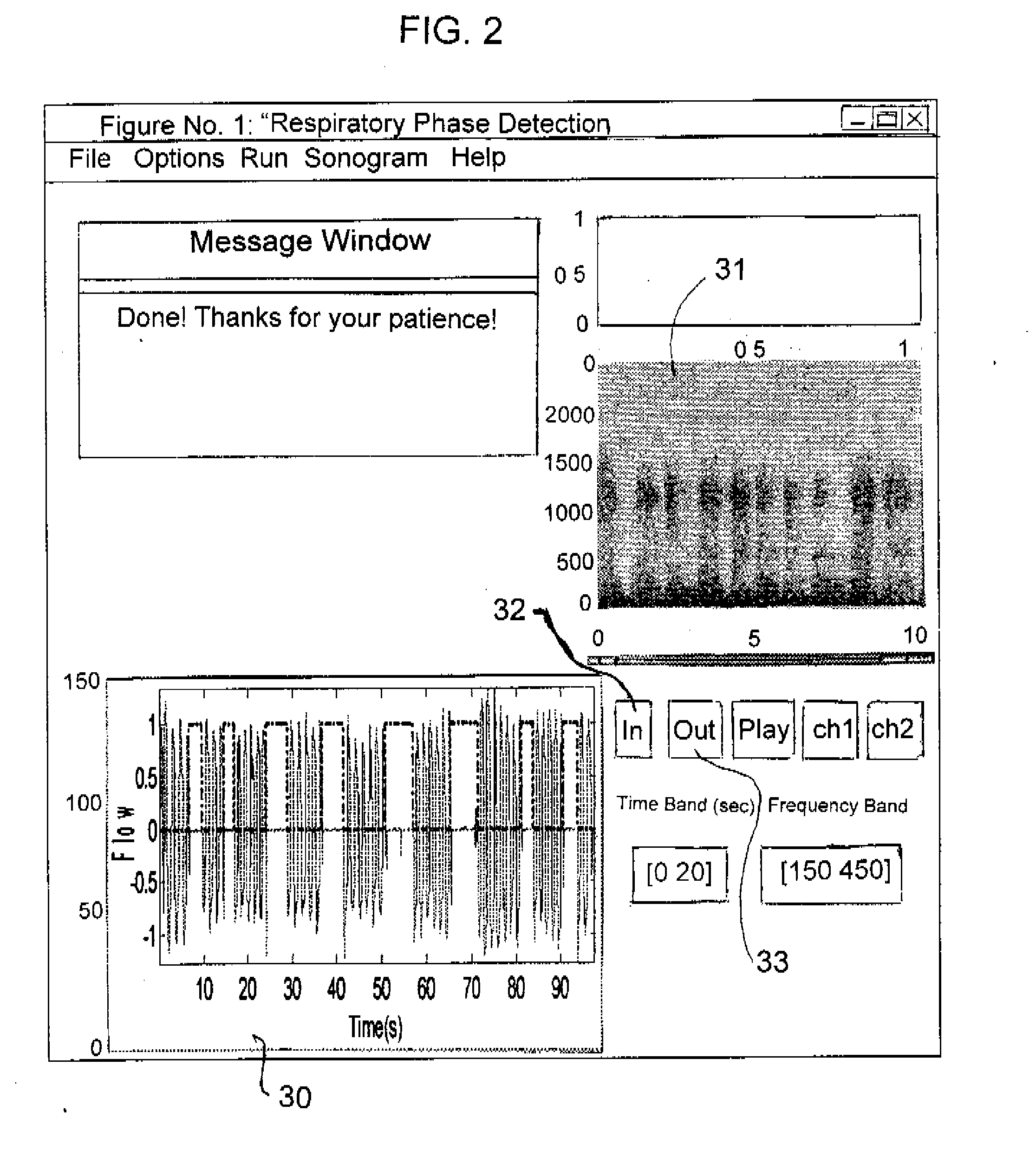 Breathing sound analysis for estimation of airlow rate