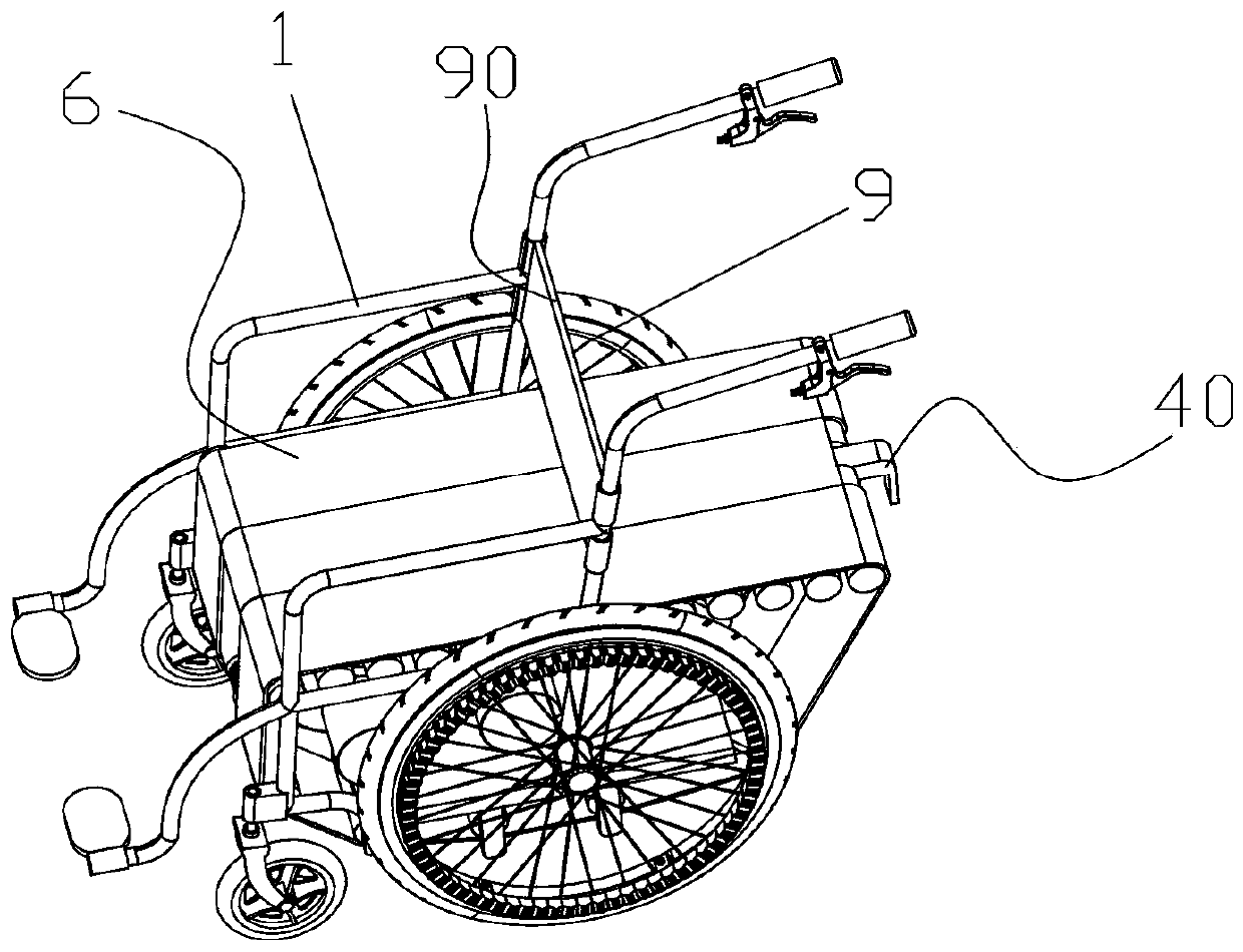 Wheelchair with carrying function