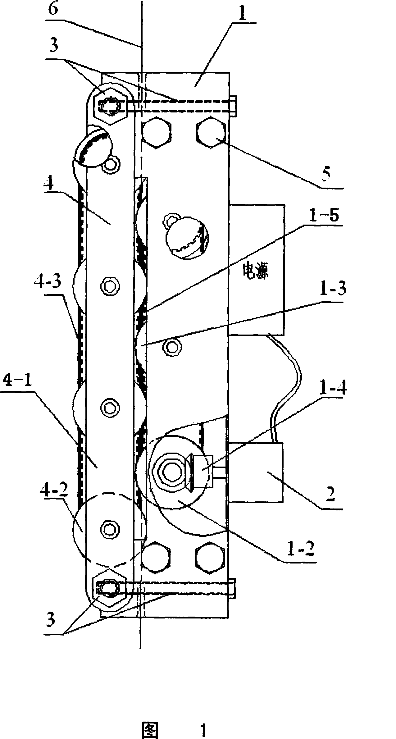 Line climbing robot