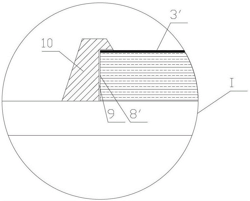 A cob LED packaging structure and packaging process