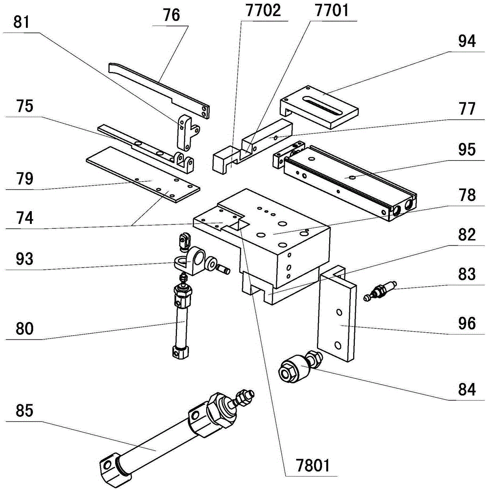 A seam-marked automatic socks packaging machine