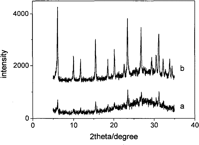 Method for preparing Y-type molecular sieve by using kaolin