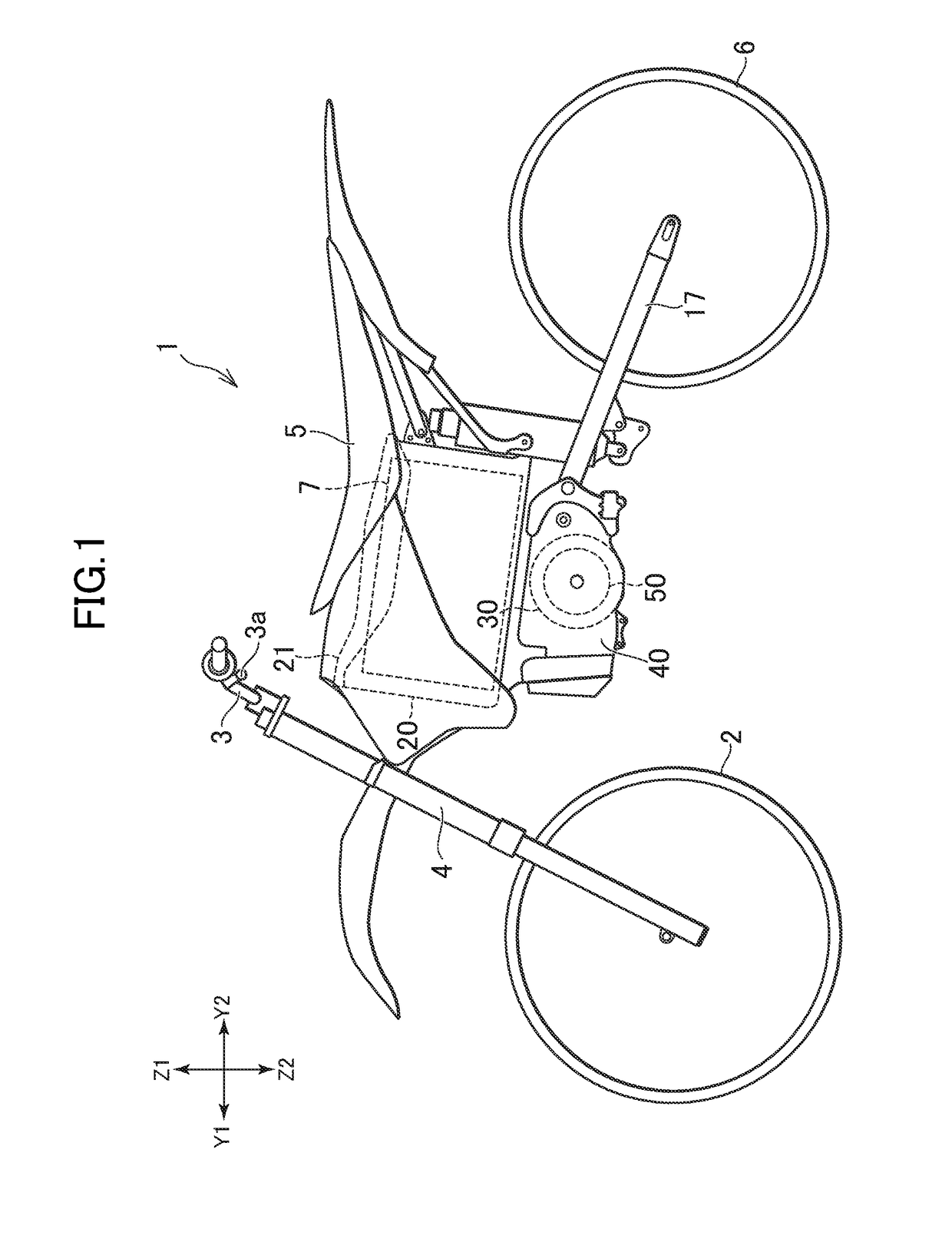 Straddle-type electric vehicle