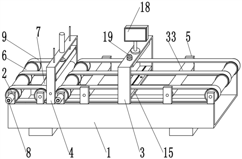 On-line thickness measuring device with vacuum insulated panel rolling function