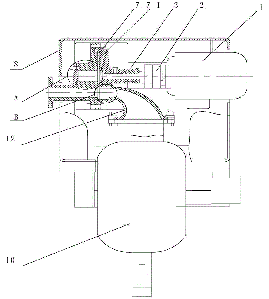 Sound-wave dust-blowing device