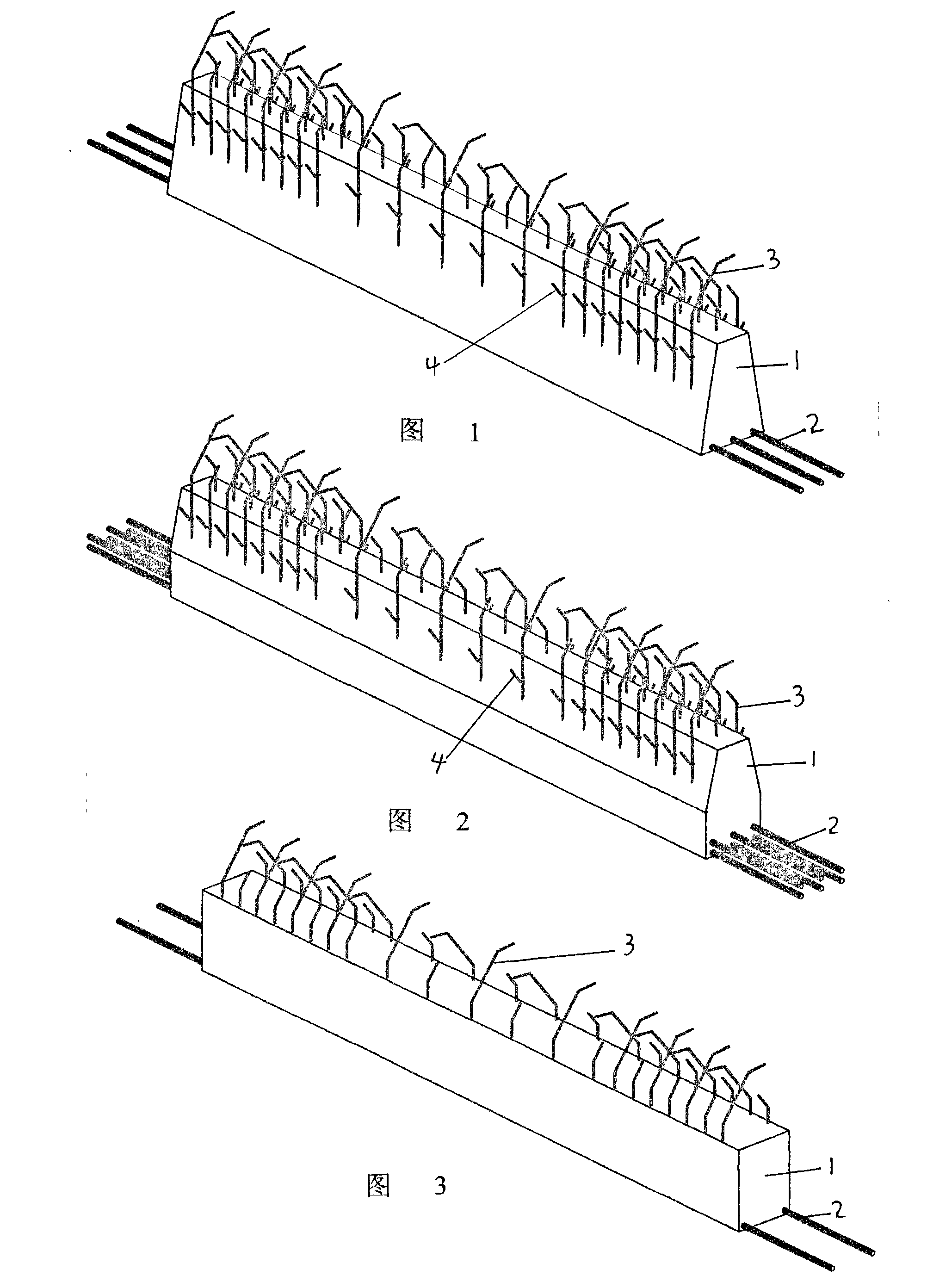 Semi-precast beam