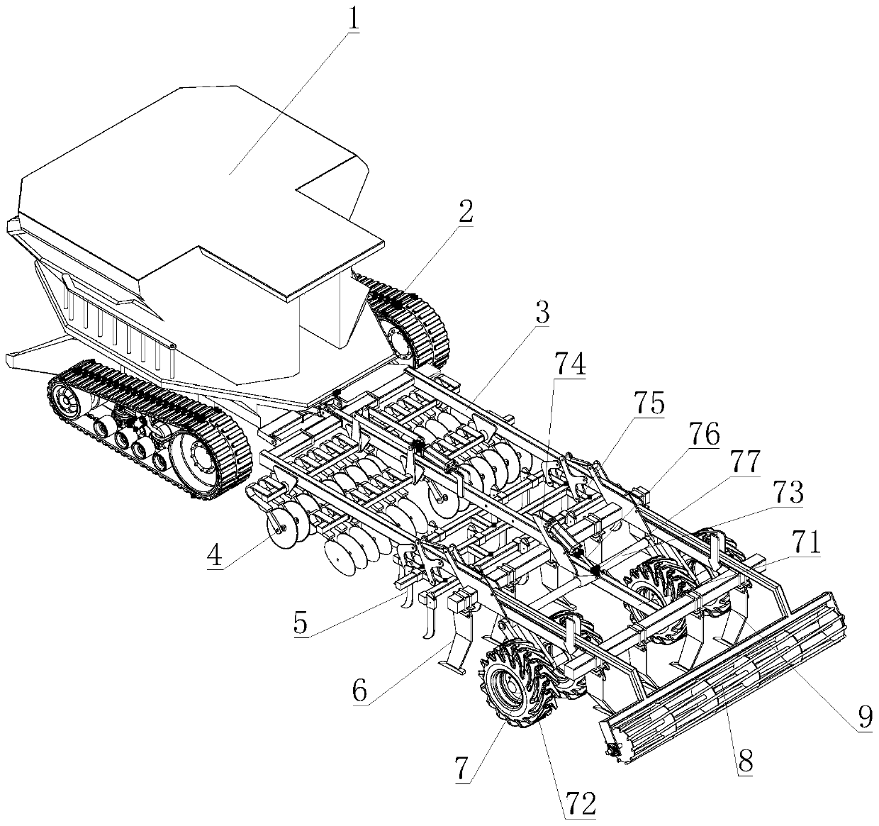 Mobile soil pollution on-site remediation device and remediation method thereof