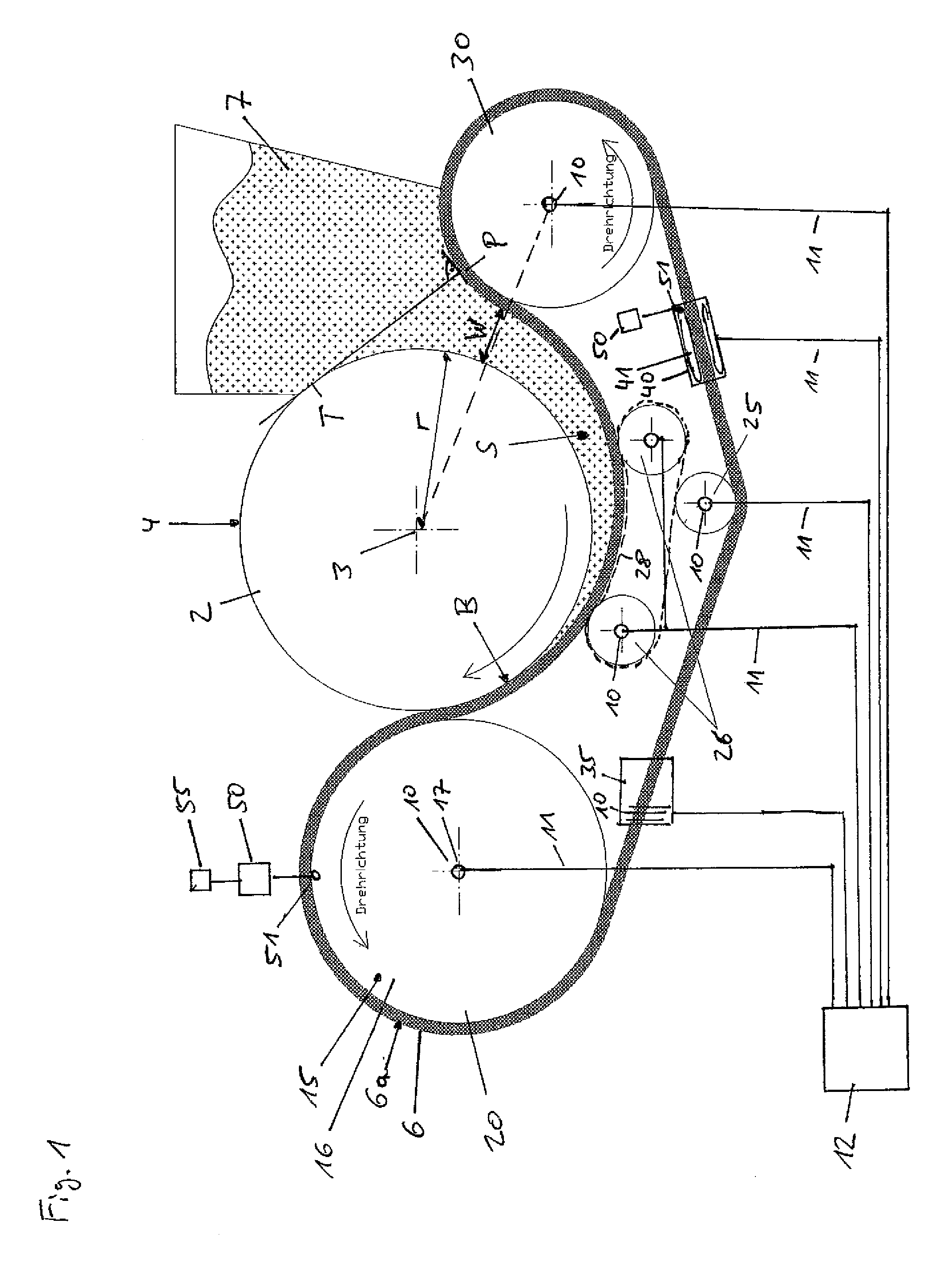 Separating machine and method