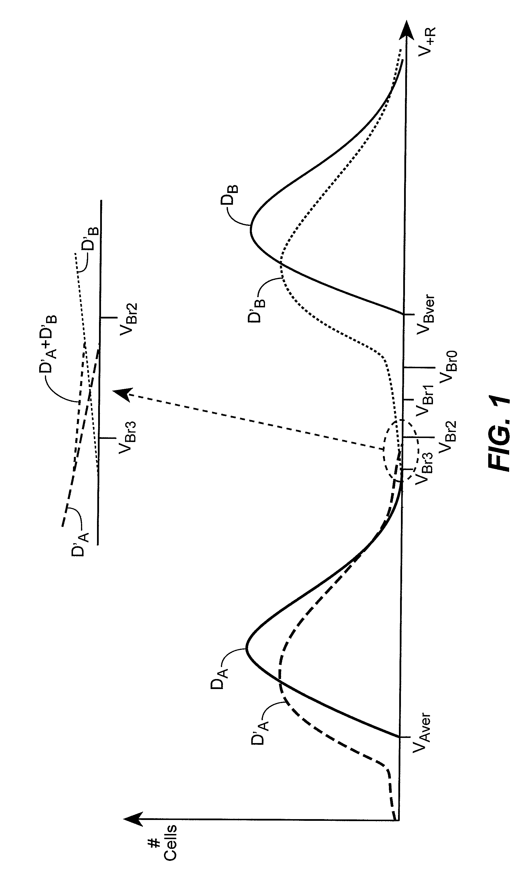 Memory with cell population distribution assisted read margining