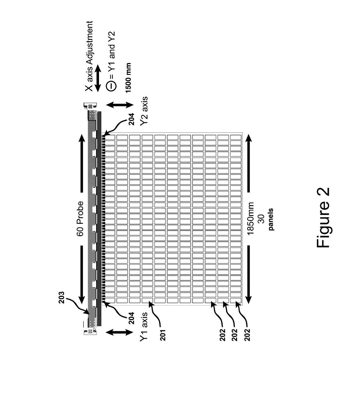 Systems and methods for electrical inspection of flat panel displays using cell contact probing pads