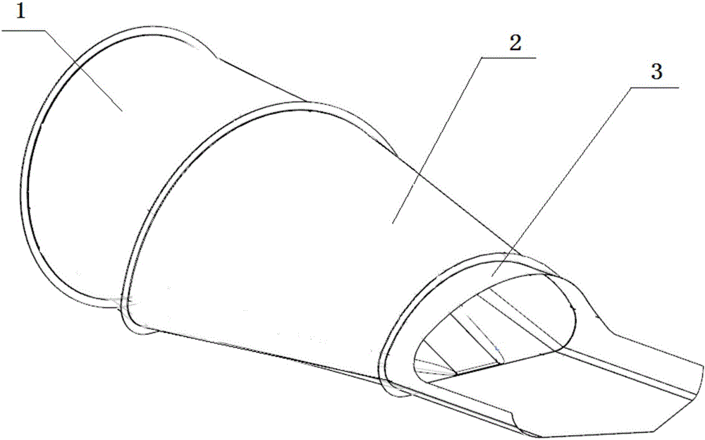 Jet pipe capable of reducing features of infrared signals and radar signals