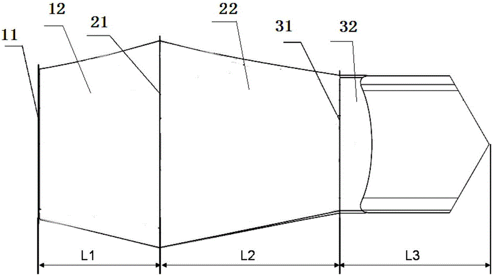 Jet pipe capable of reducing features of infrared signals and radar signals