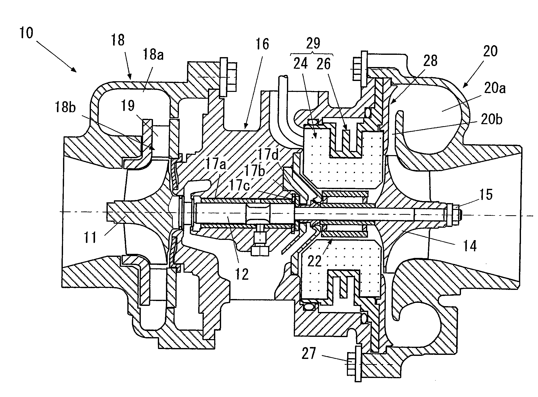 Motor-driven supercharger