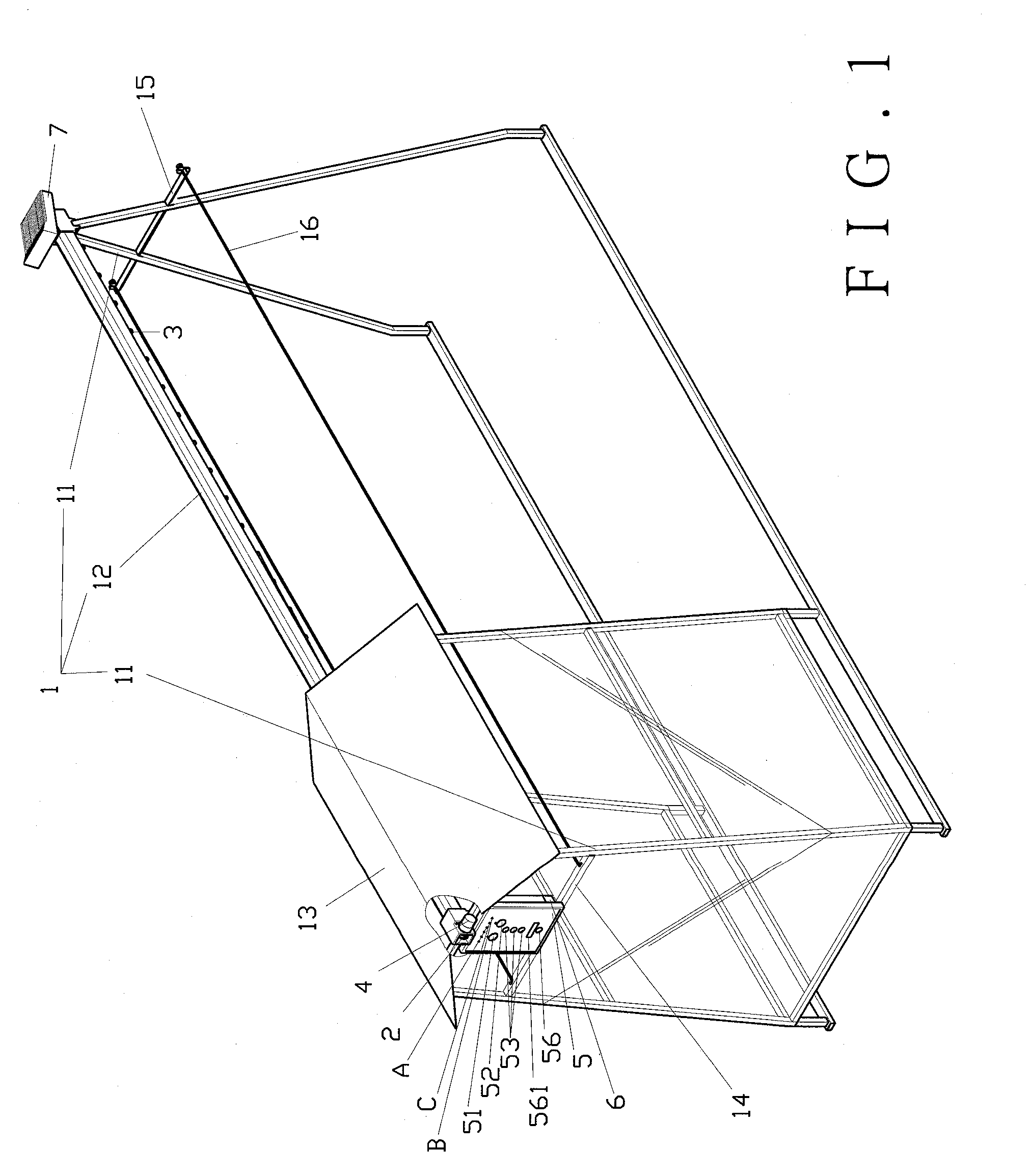 Collapsible clothes hanger structure