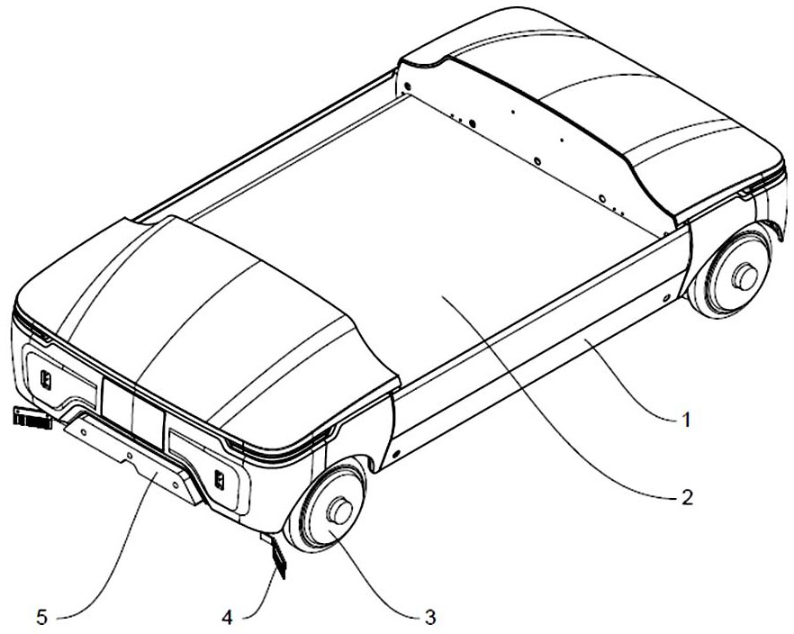 Third rail guide trolley and rail carrying system