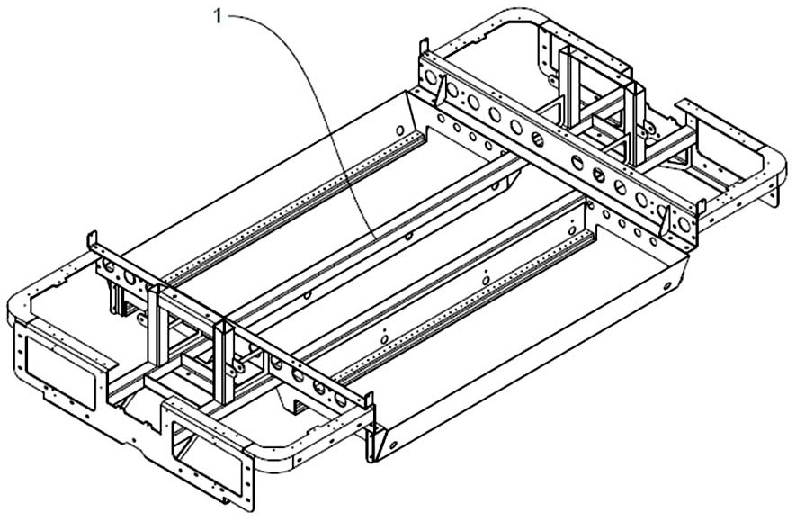 Third rail guide trolley and rail carrying system