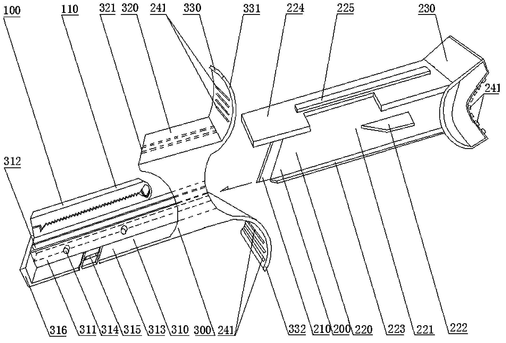 Umbilical cord clamping and cutting device and use method for same