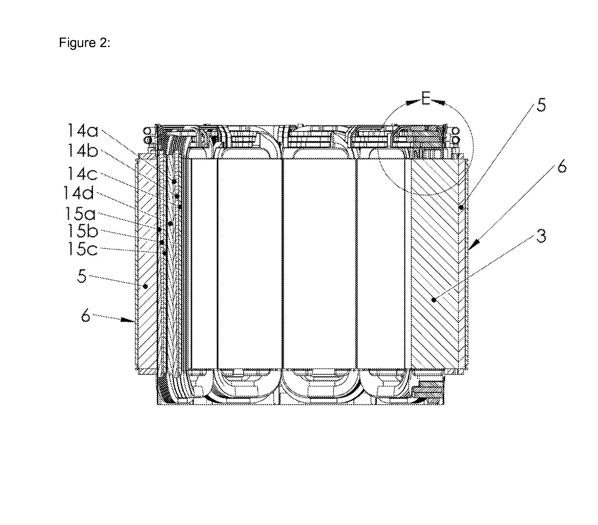 Winding construction for high efficiency machine