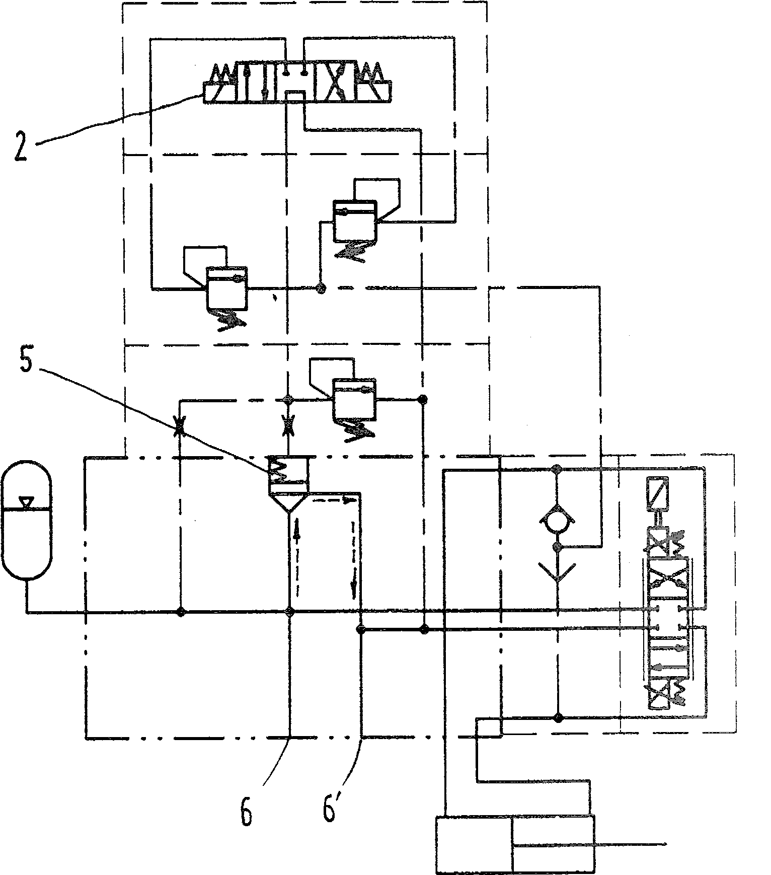 Functional switching set of servo actuator