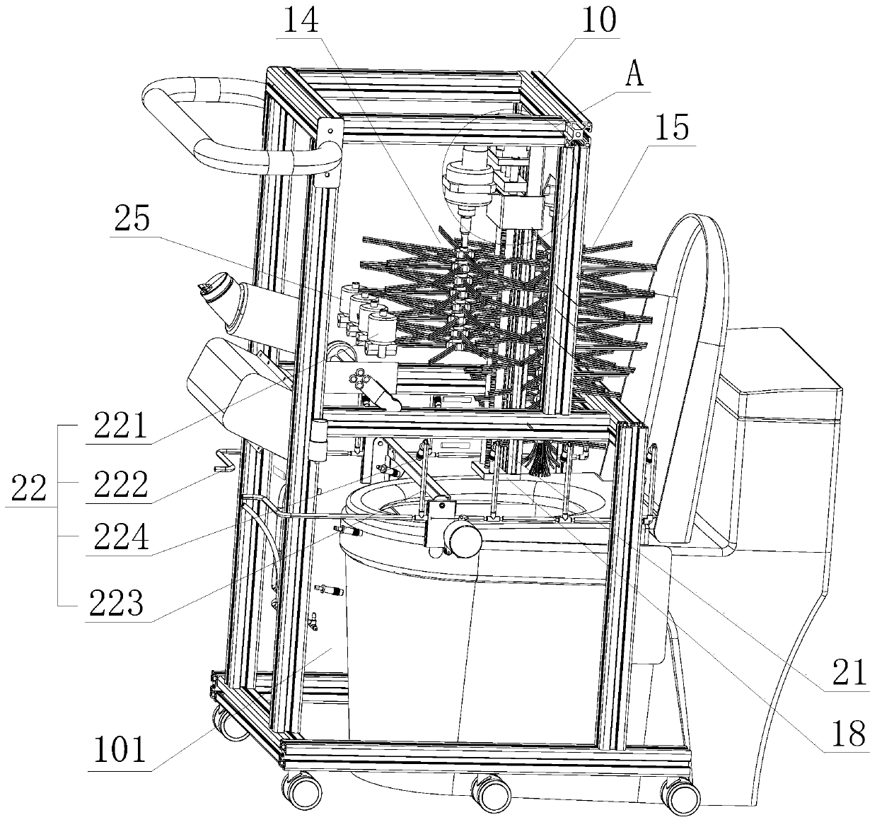 toilet cleaning device