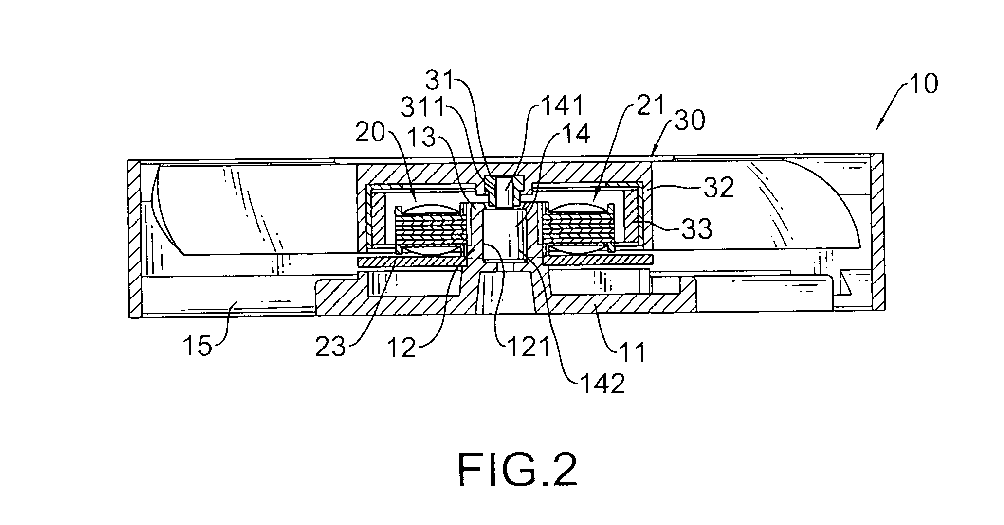 Heat dissipating fan assembly