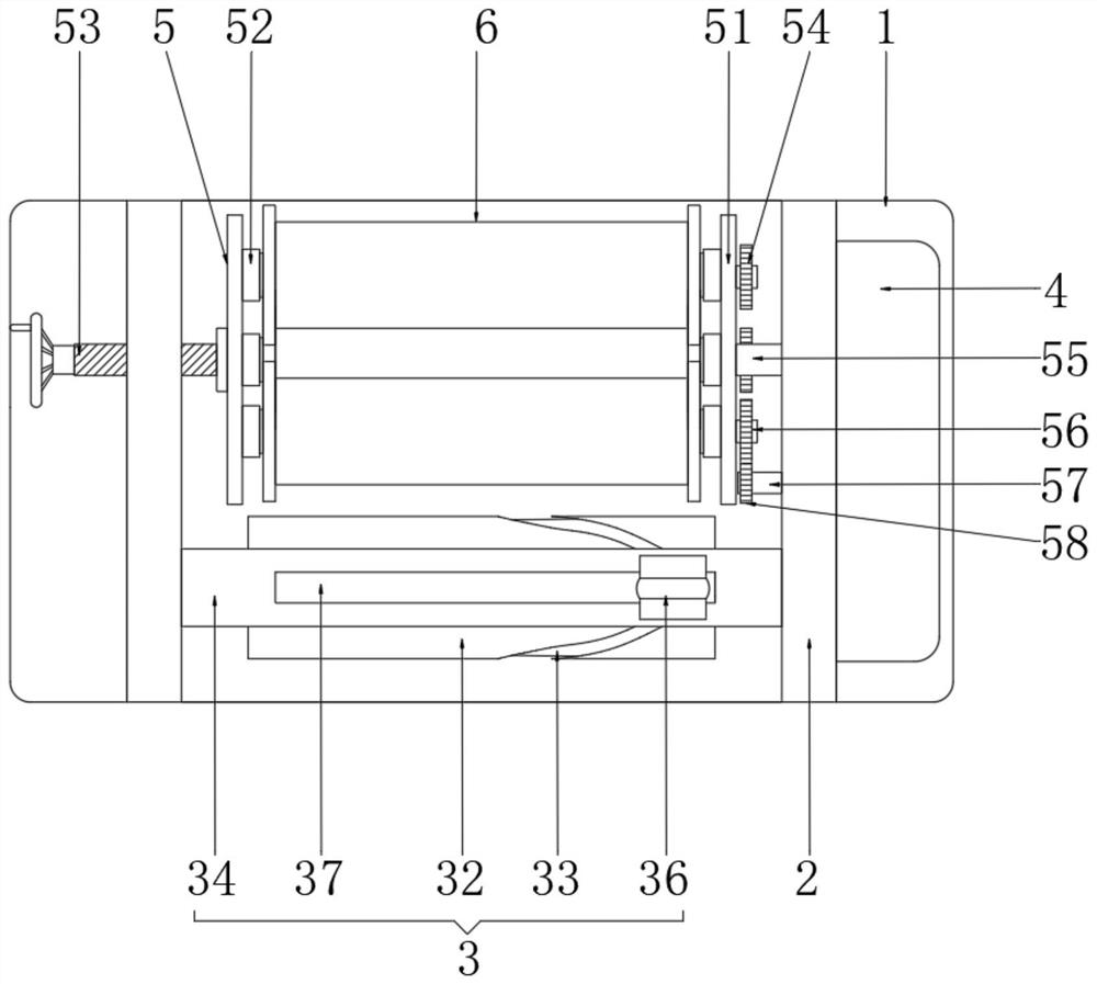 Anti-damage uniform storage device for auxiliary cables of coal mining machine and using method