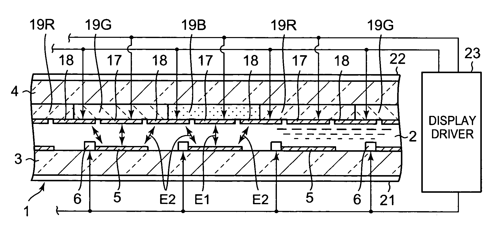 Liquid crystal display device selectable between wide view angle display and narrow view angle display and liquid crystal display apparatus using same