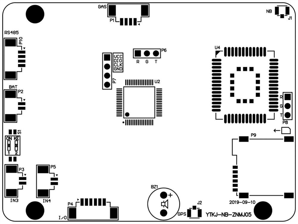 NB-IOT-based gas valve well intelligent monitoring terminal, monitoring system and method