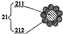 Self-cleaning hydrophilic composite material and preparation method thereof