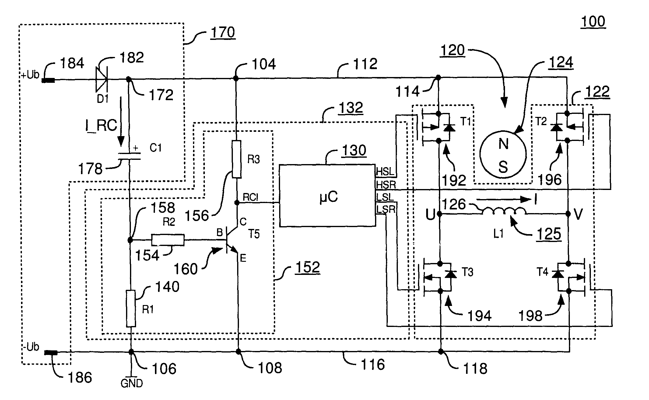 Method and arrangement for sensorless operation of an electronically commutated motor