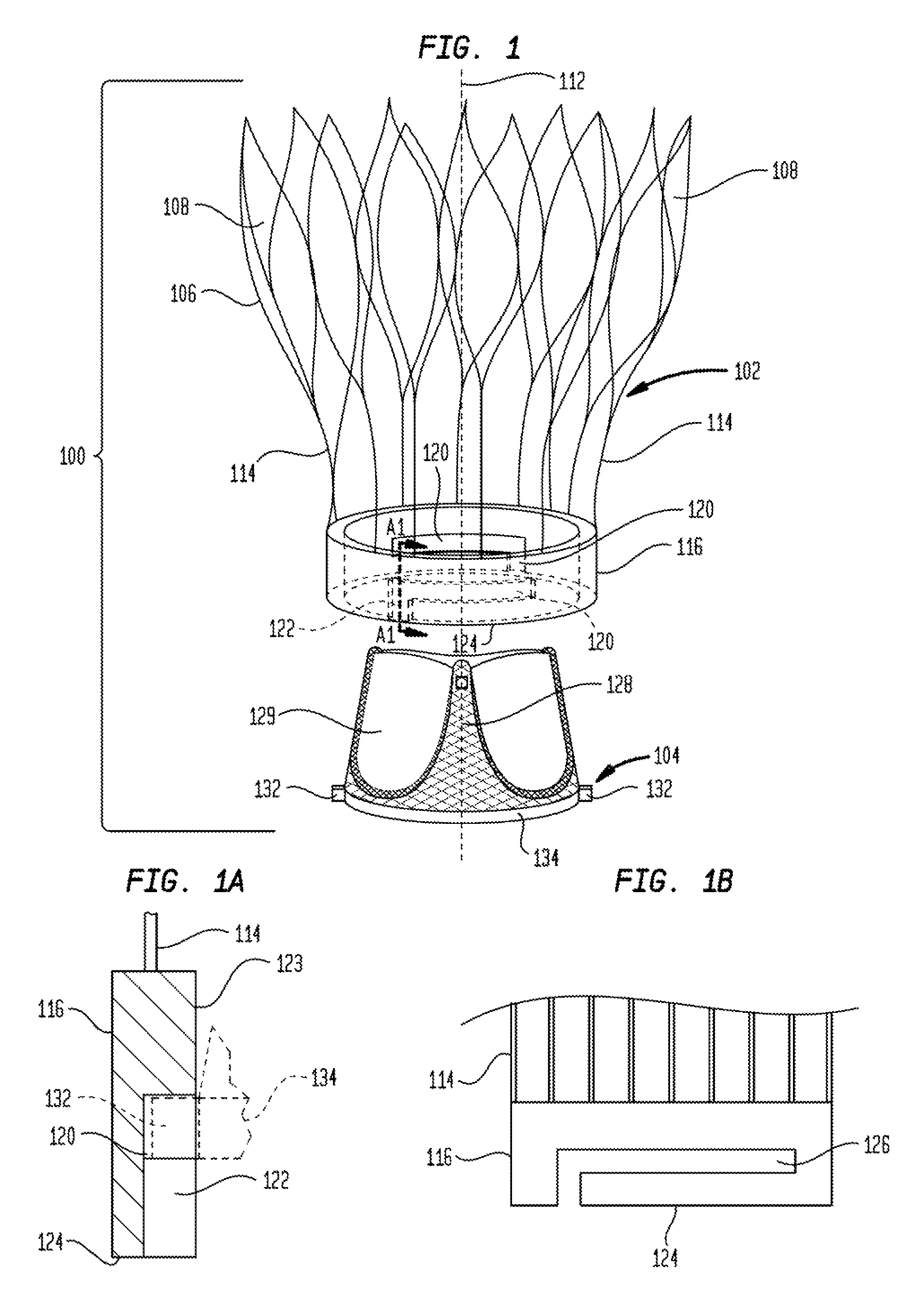 Sutureless prosthetic device