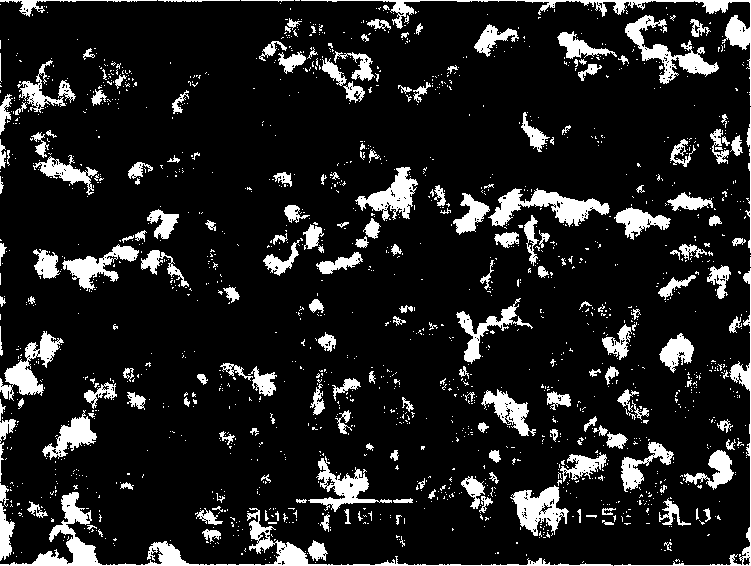 Preparation method for lithium ion secondary battery positive pole active substance lithium iron phosphate