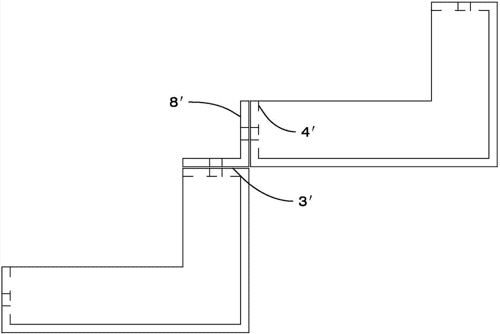 Stair connecting piece, manufacturing method, aluminum formwork system utilizing stair connecting pieces and stair construction method