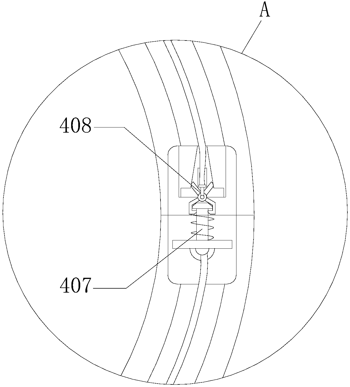 Heating device for feeding tube of die-casting machine