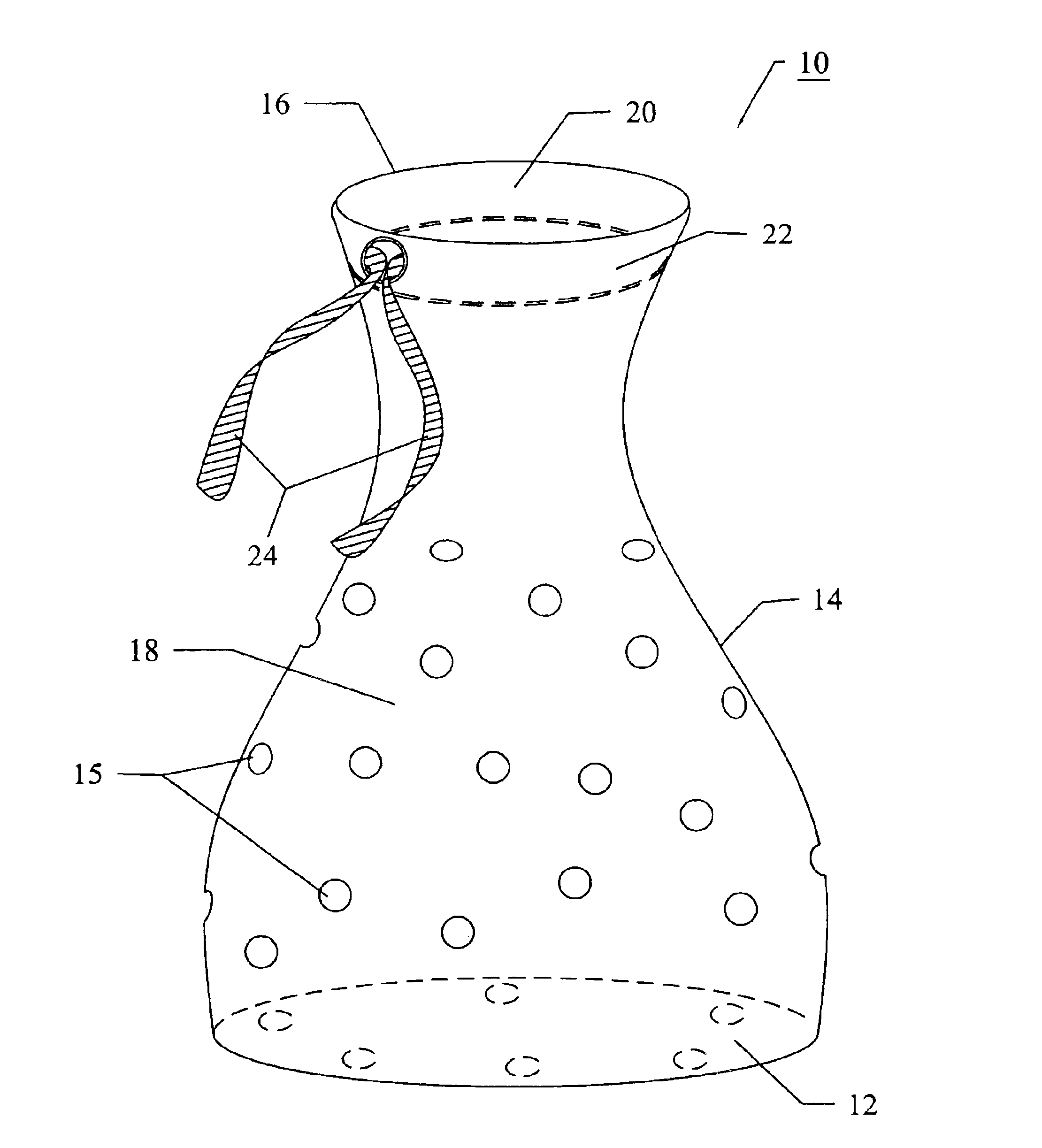 Biodegradable chum container