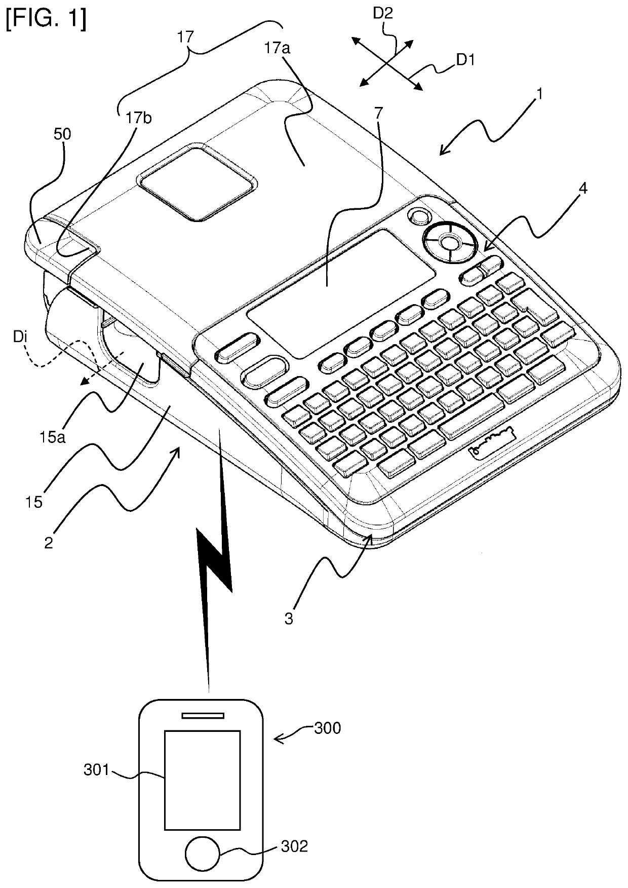 Label producing apparatus operated by operation terminal