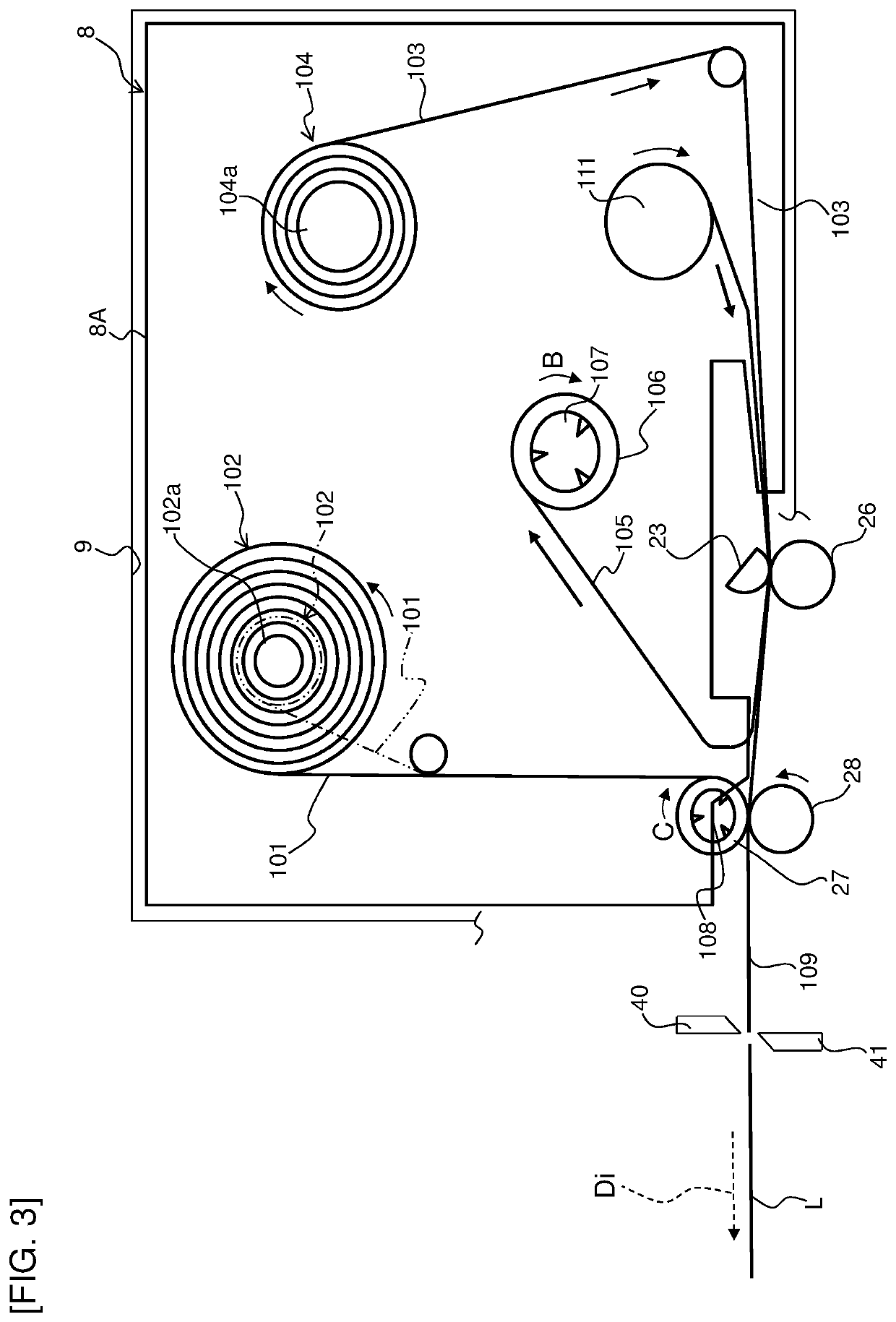 Label producing apparatus operated by operation terminal