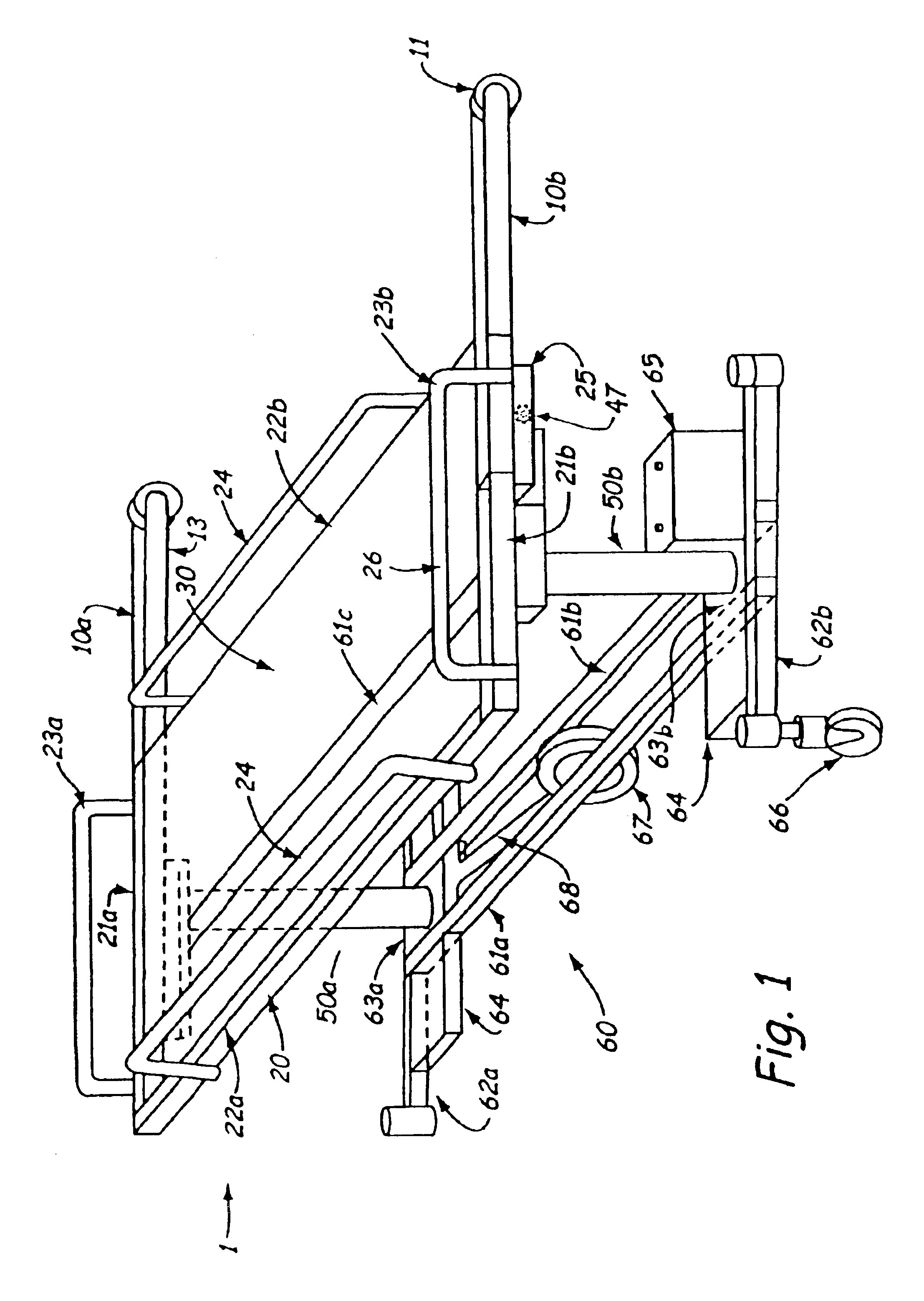 Patient transfer and transport bed