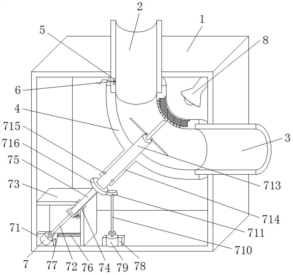 Anti-blocking disinfection and sterilization device for sewer pipeline for smart home and using method thereof