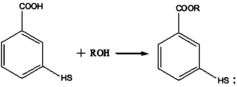 A kind of fatty alcohol ester barium mercaptobenzoate and its preparation method, composition and application