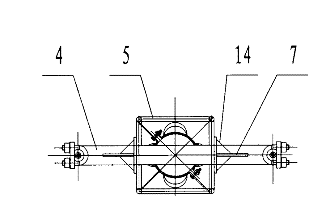 ADCP (Acoustic Doppler Current Profiler) installation system applied to floating platform