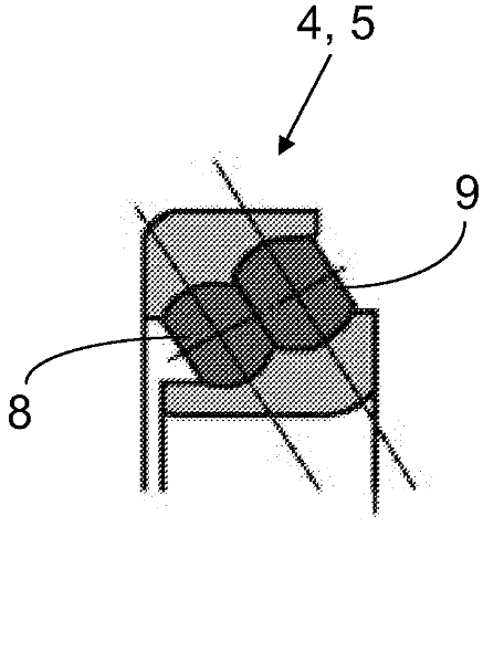 Shaft system for use in a chuck of a winding head