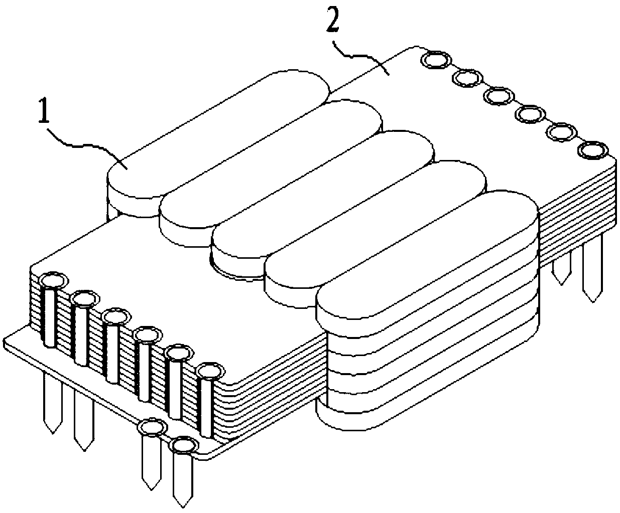 A planar transformer