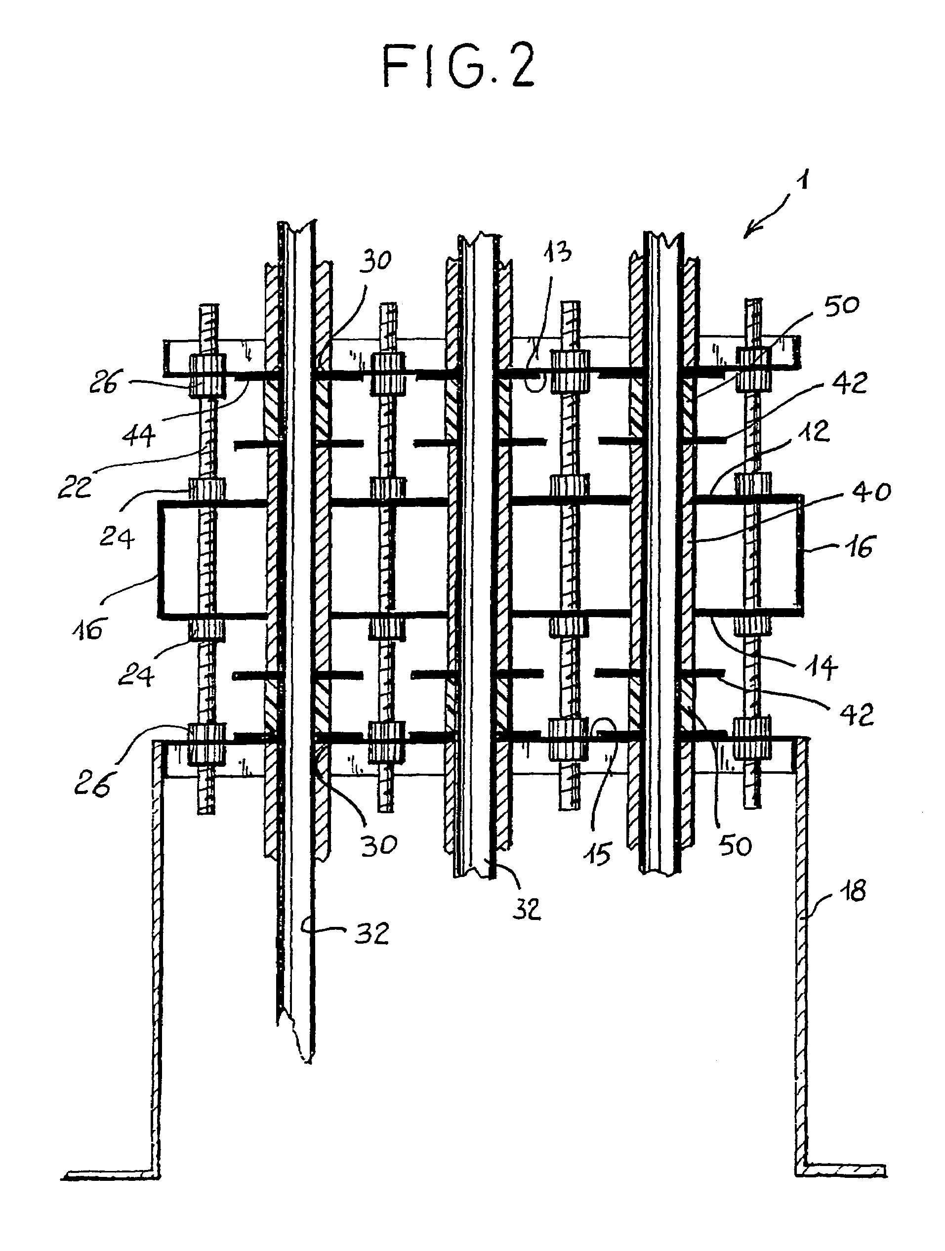 Industrial apparatus for applying radio-frequency electromagnetic fields to semiconductive dielectric materials