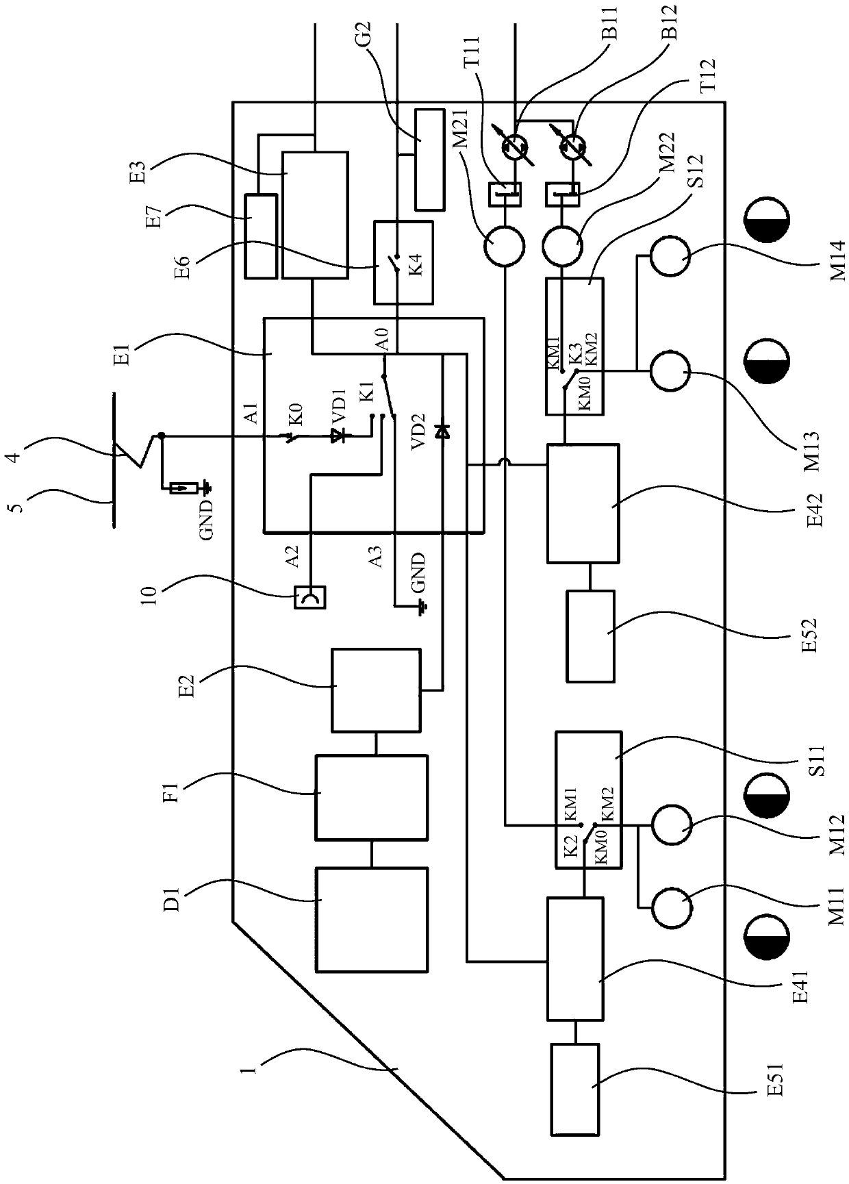 Rail operation vehicle transmission system