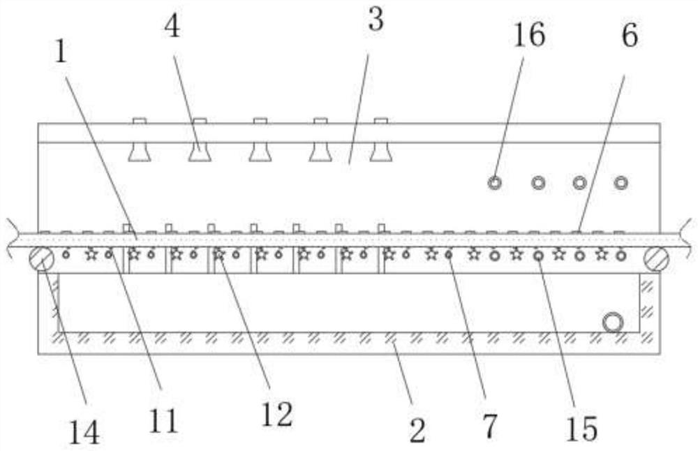 Oil application device for machining water heating hardware