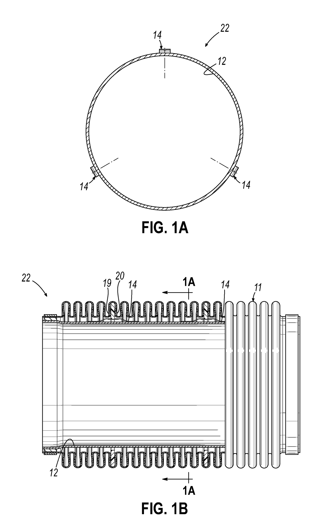 Self-restraining abrasion prevention exhaust conduit