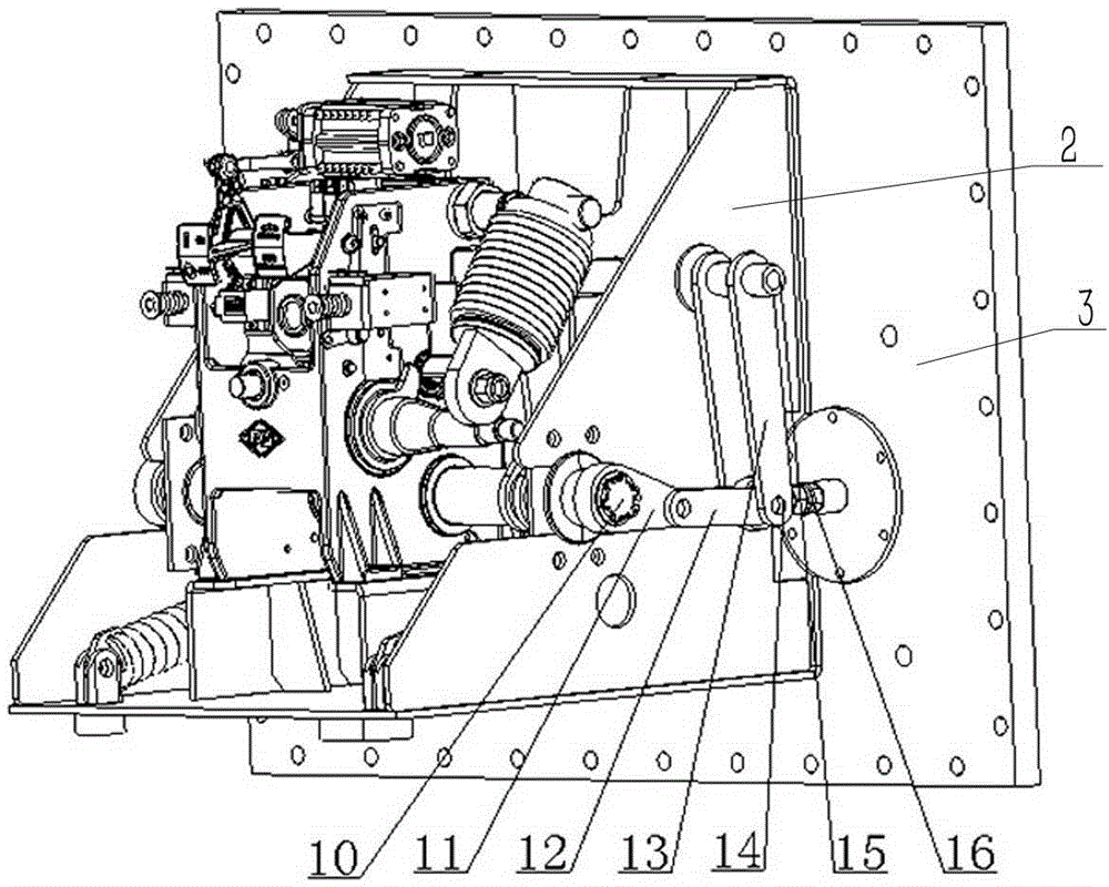 Circuit breaker and operating device thereof